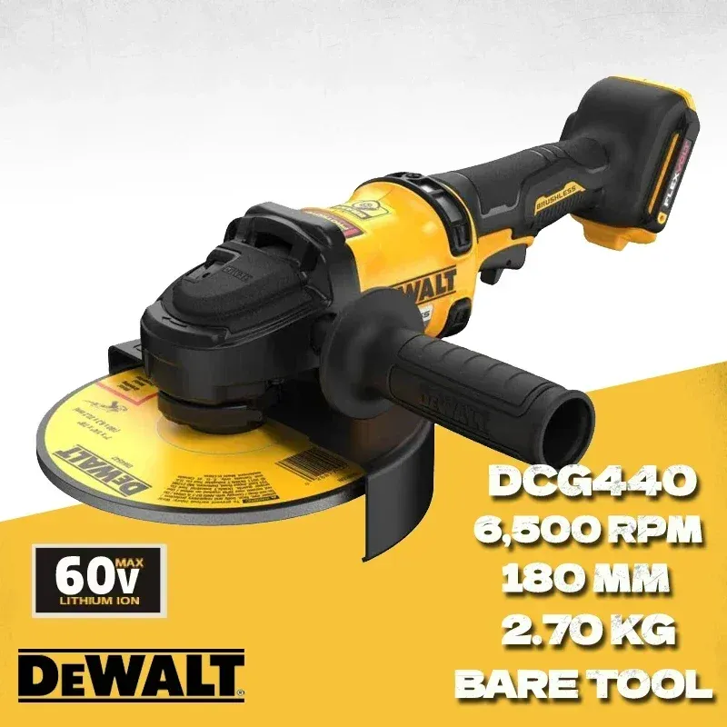 

DEWALT DCG440 Аккумуляторная Угловая Шлифовальная Машина 60В