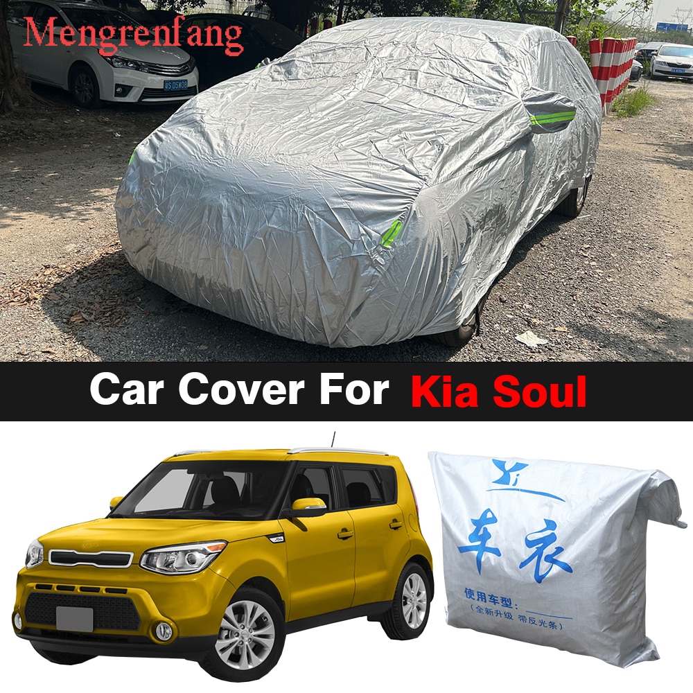 

Автомобильный чехол для Kia Soul Sun, защита от УФ-лучей, снега, дождя, пыли, уличный автомобильный чехол