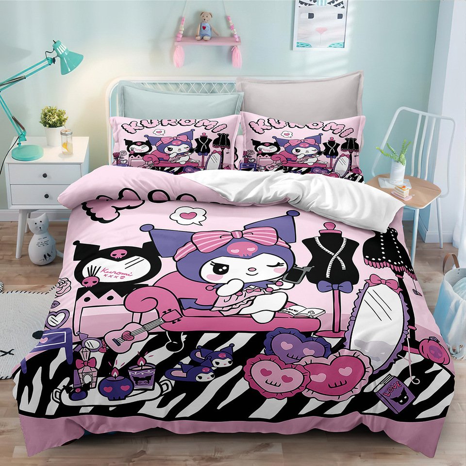 

Комплект постельного белья MINISO Kuromi 2-3 шт.