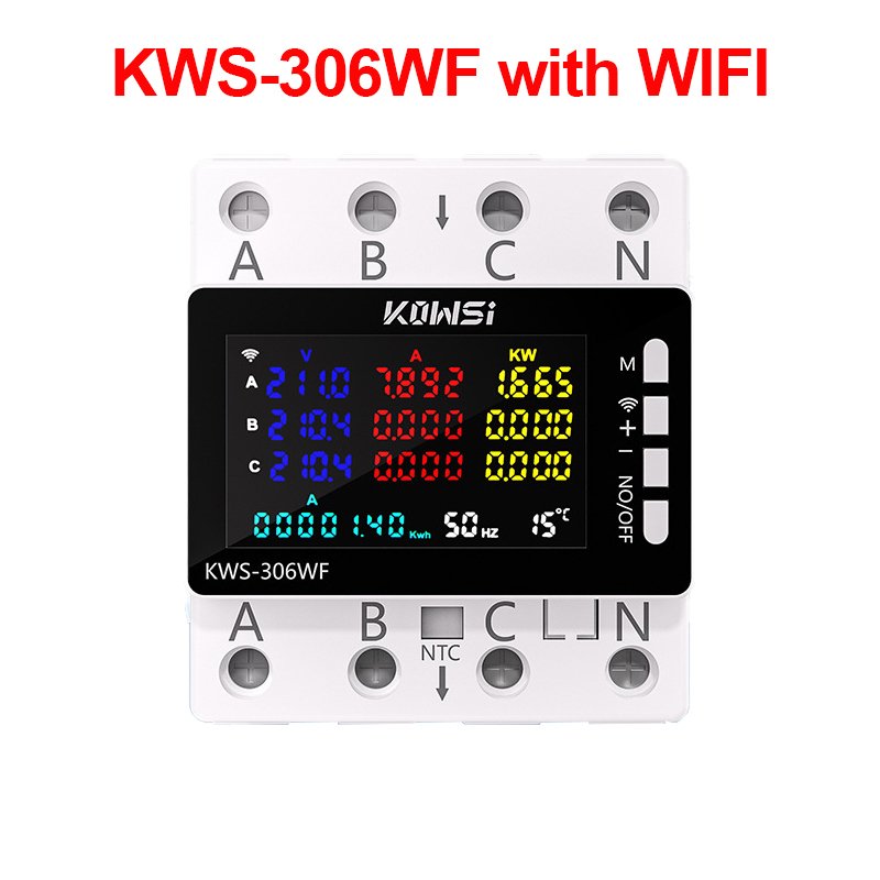 

KWS 306 Счетчик энергии 3 фазы