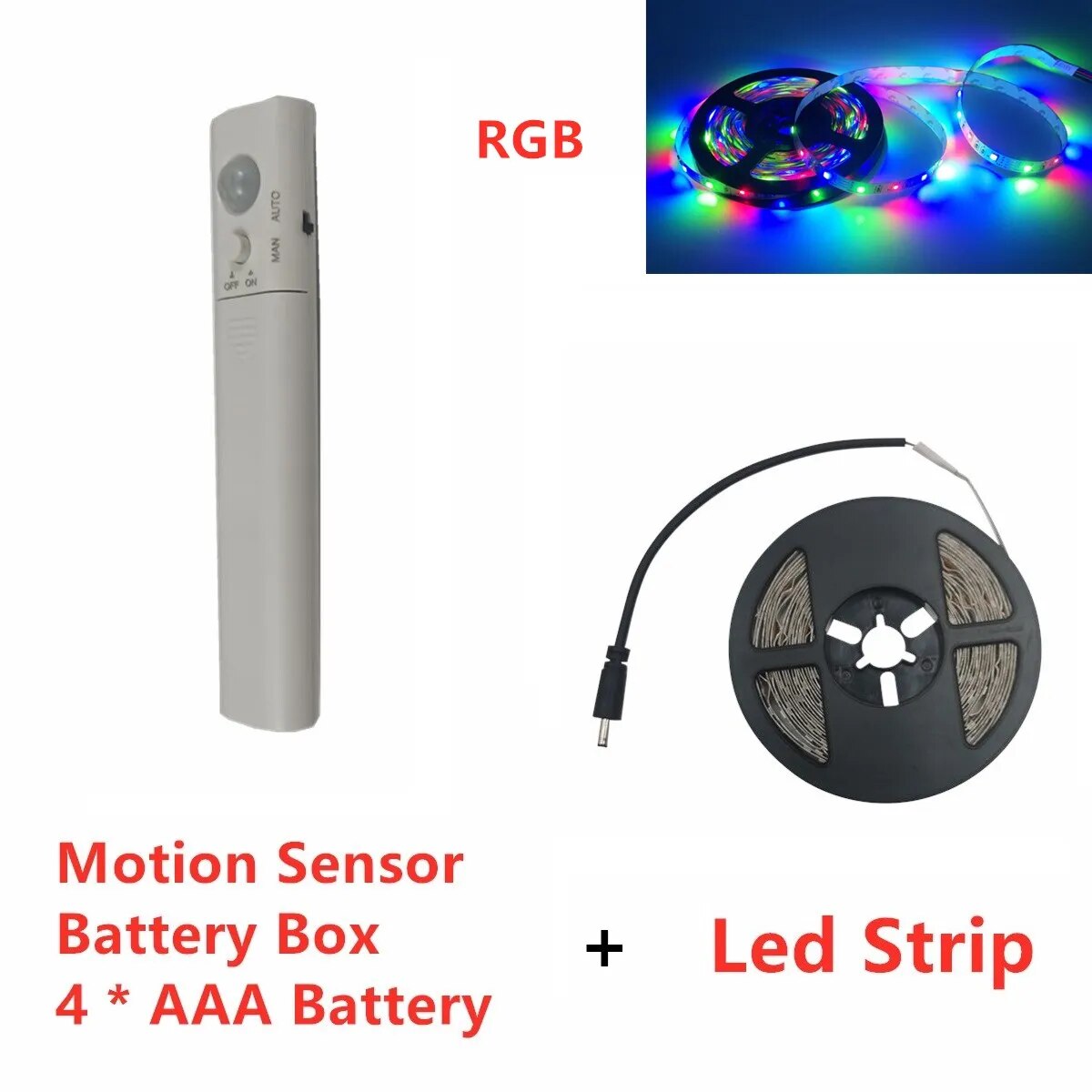 

Светодиодная лента WIXOLighting с датчиком движения DC5V SMD2835