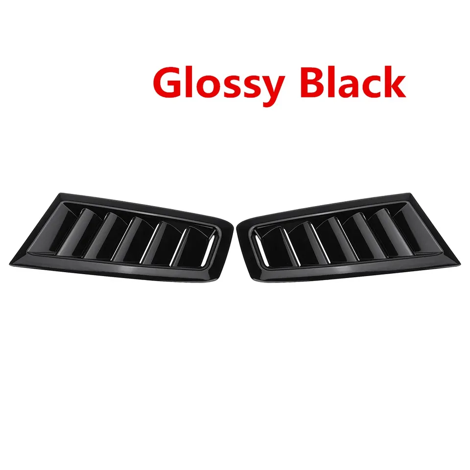 

2X вентиляционное отверстие капота двигателя для SEAT Ibiza 6L Seat Leon MK2 1P Altea Louvers Air Scoop Вентиляционная крышка капота Крышка воздухозаборника глянцевый черный