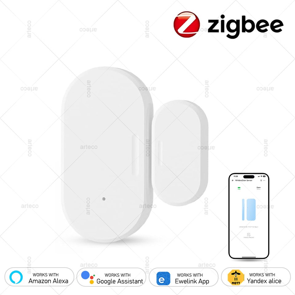

Датчик Безопасности Умного Дома Ewelink ZigBee — Обнаружение Входа В Дверное Окно, Совместимое С Защитой Дома Шлюза Zigbee
