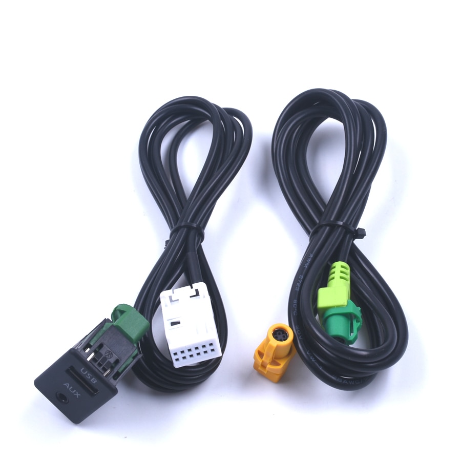 

Розетка переключателя для VW USB + AUX для VW Tiguan Passat B6 B7 CC RCD510 RNS310 Golf mk5 mk6