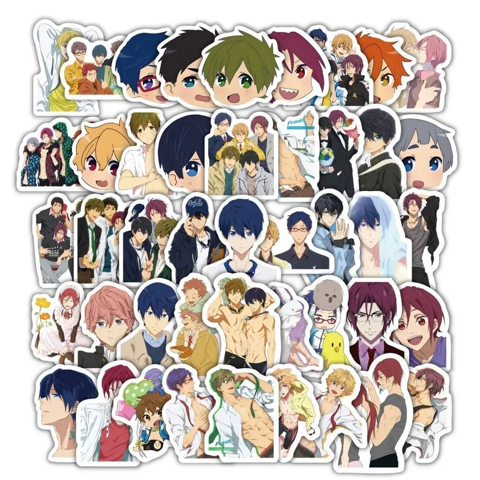 

Наклейки Nagisa Kazehaya Kinta Tachibana Rin Matsuoka