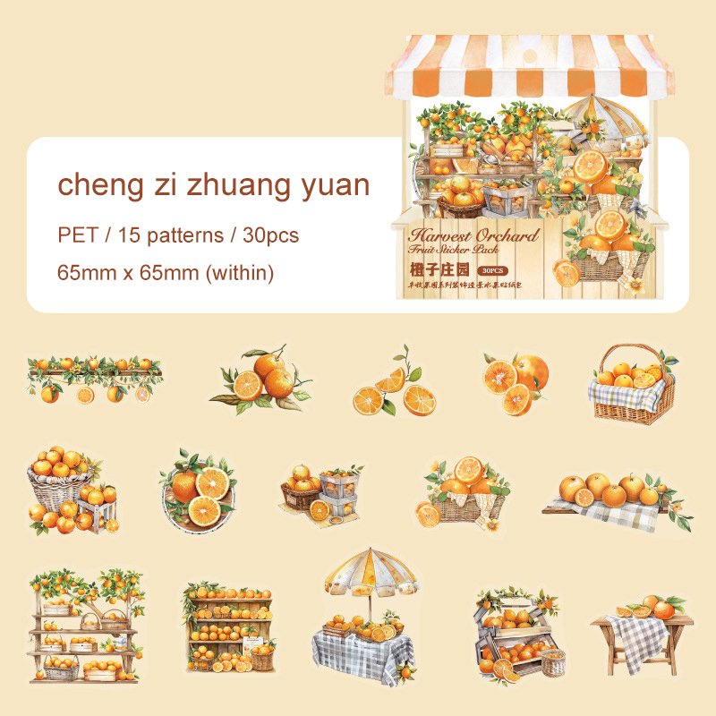 

Набор стикеров JIANWU Harvest Orchard Series