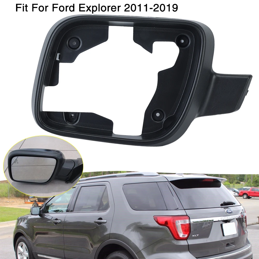 

Рамка бокового зеркала автомобиля для Ford Explorer 2011-2019, крышка дверного зеркала, чехол для дома, авто, левая и правая отделка корпуса, версия США