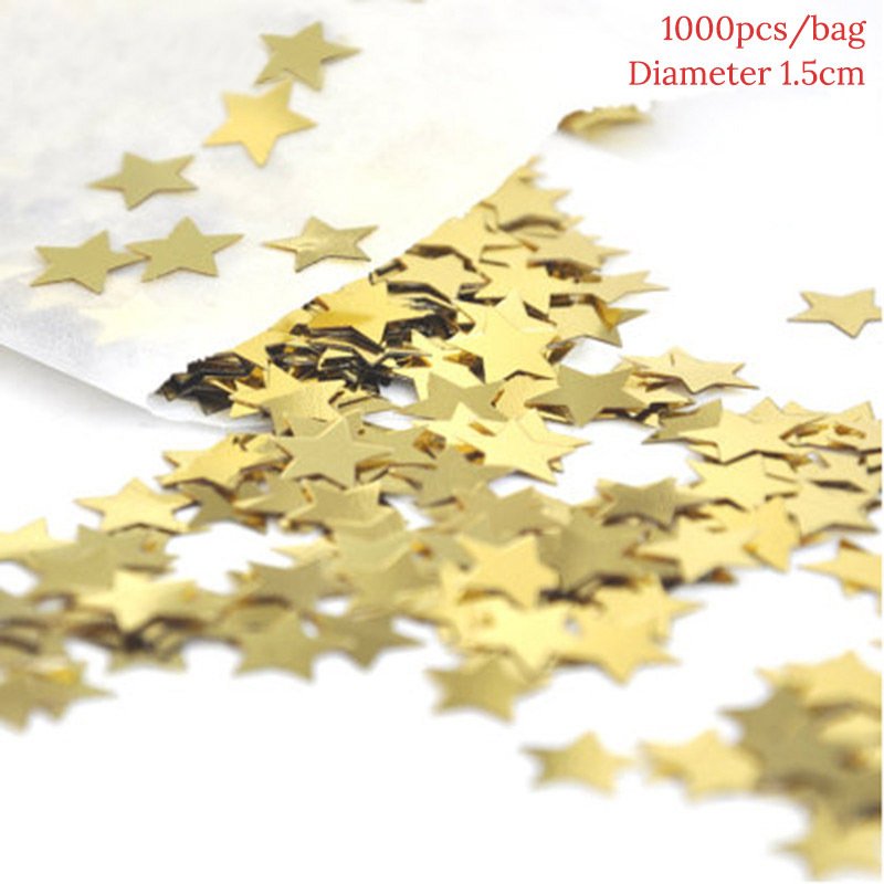 

Свадебное украшение из золотых блесток 1000 шт WEIGAO