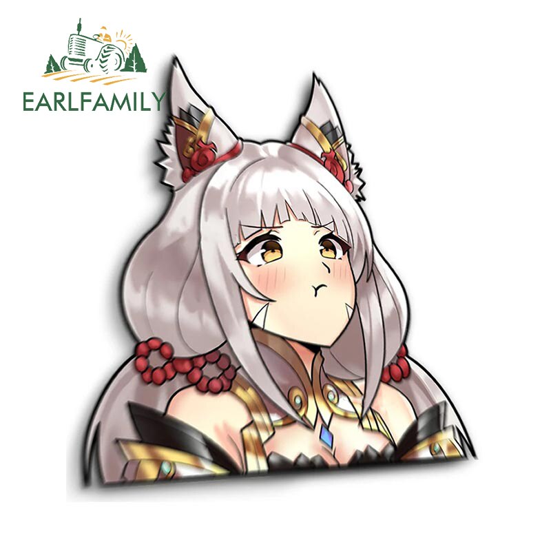 

EARLFAMILY 13 см x 12 см для Xenoblade летопии 2 милые наклейки на автомобиль водонепроницаемые наклейки простая виниловая автомобильная пленка