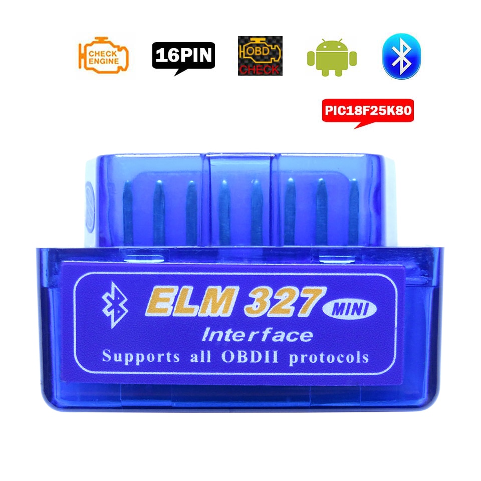 

Сканер Obd2 Elm327 Bluetooth V1.5 Автомобильные диагностические инструменты ELM 327 В 1,5 OBD 2 Автоматические считыватели кодов Диагностический сканер для Android
