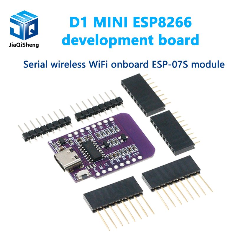 

Плата разработки D1 MINI ESP8266, последовательный порт, беспроводной встроенный модуль Wi-Fi ESP-07S