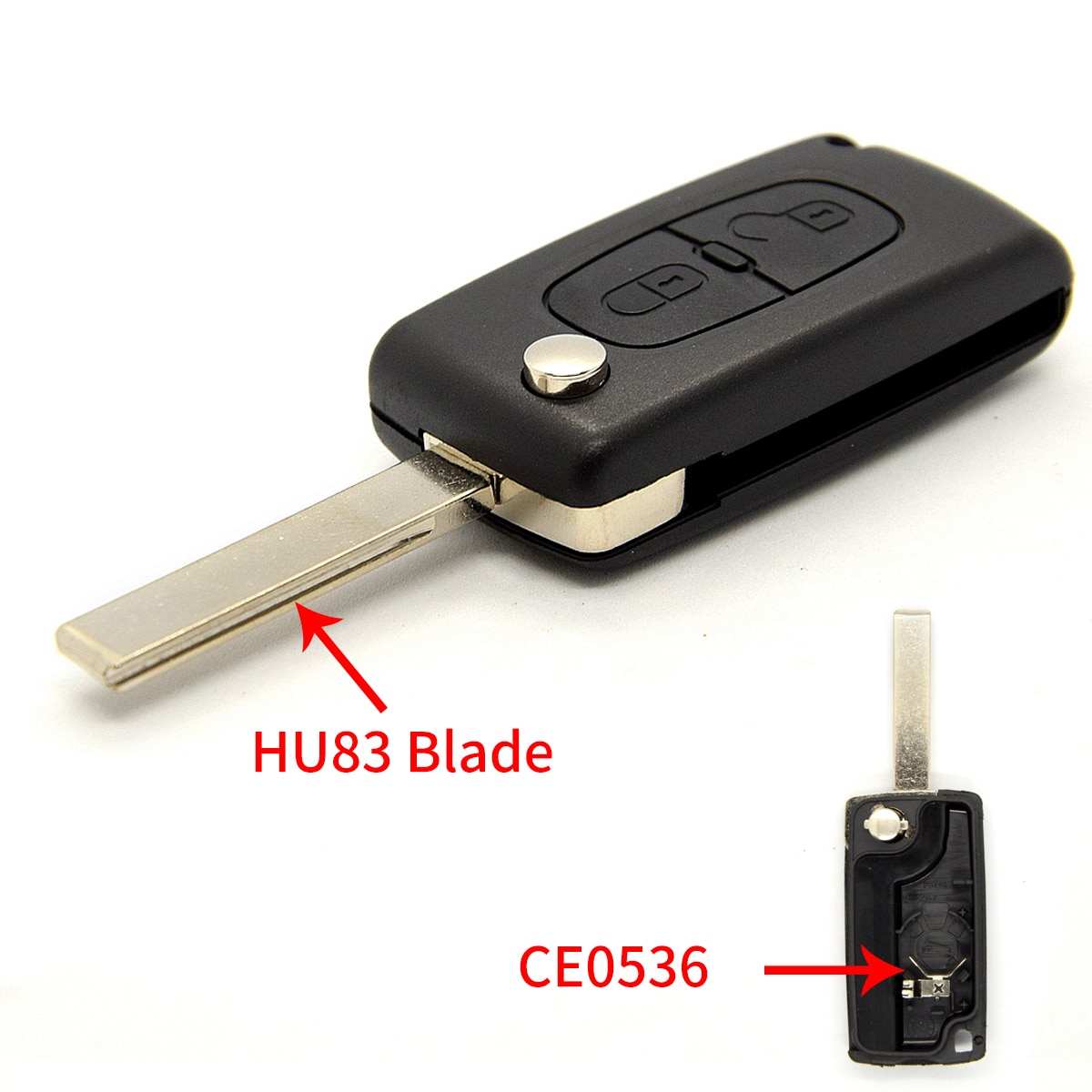 

Дистанционный Автомобильный ключ Okey для Peugeot 107 207 307 308 407 для Citroen C2 C3 C4 HU83/VA2 Blade CE0523 CE0536 ASK FSK