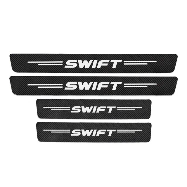 

Для Suzuki SWIFT Logo 2015 2016 2017 2018 2019 2020 2021 защита порога БАГАЖНИКА АВТОМОБИЛЯ, наклейки с Антибликовой лентой
