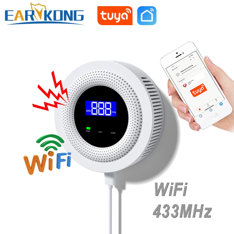 

Беспроводной детектор утечки газа Earykong Smart Life