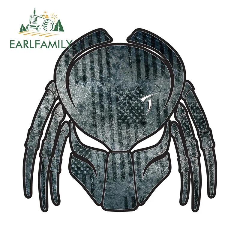 

EARLFAMILY 13 см x 12,3 см для хищника искусственный виниловый бампер аниме переводная картинка на лобовое стекло творческая личность автомобильные аксессуары
