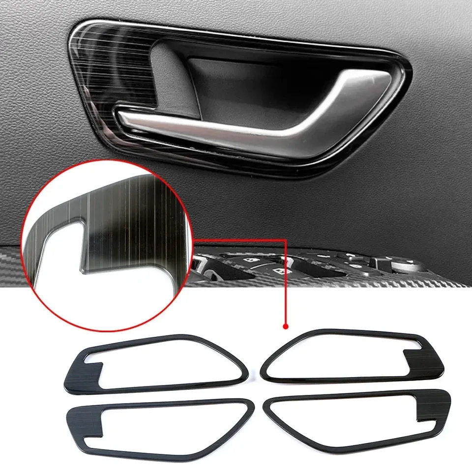 

Для Hyundai Tucson NX4 2021-2024 аксессуары для стайлинга автомобилей, часть центральной консоли, декоративная крышка, накладка на рамку, наклейка из нержавеющей стали