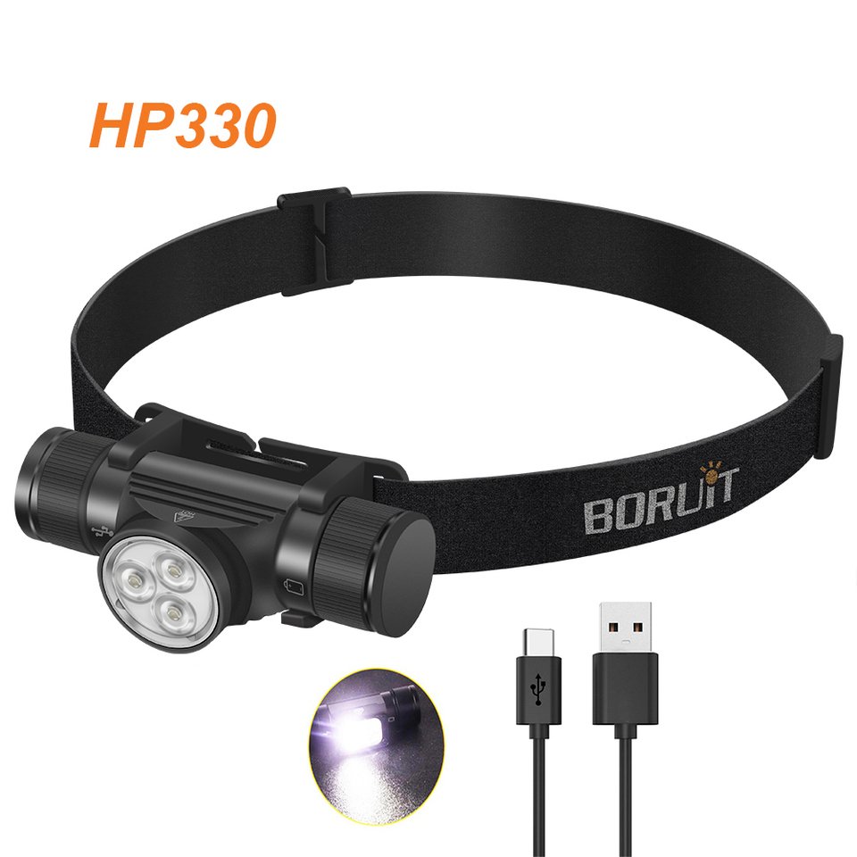 

BORUiT HP330 налобный фонарь 2000LM