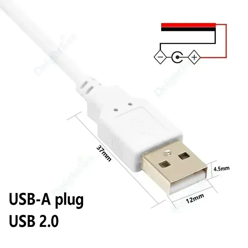 

DelightFire DC connector cable wire