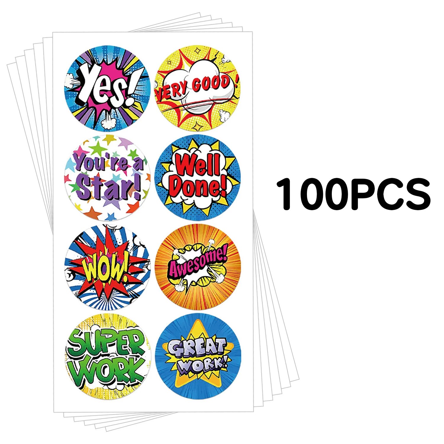 

На encouragement stickers