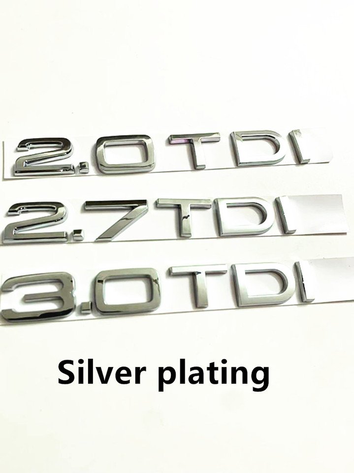 

Лучший Стайлинг автомобиля 3D ABS Chrome 2.7TDI значок с надписью на багажник заднего багажника эмблема наклейка для AUDI A4 S4 A5 S5 A6 C6 A7Tailgate stick