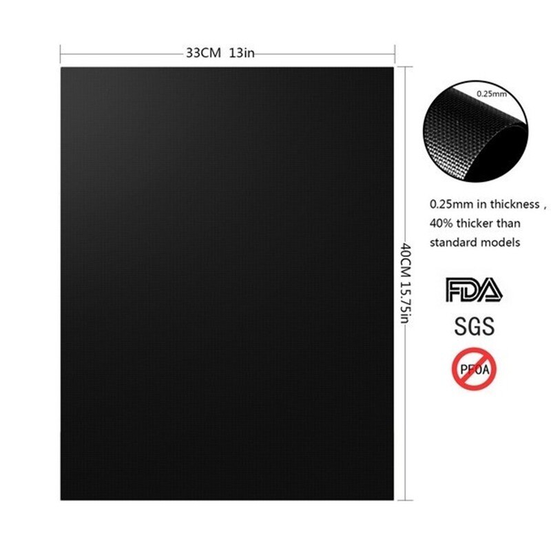 

Многоразовые барбекю коврики 40x33 см