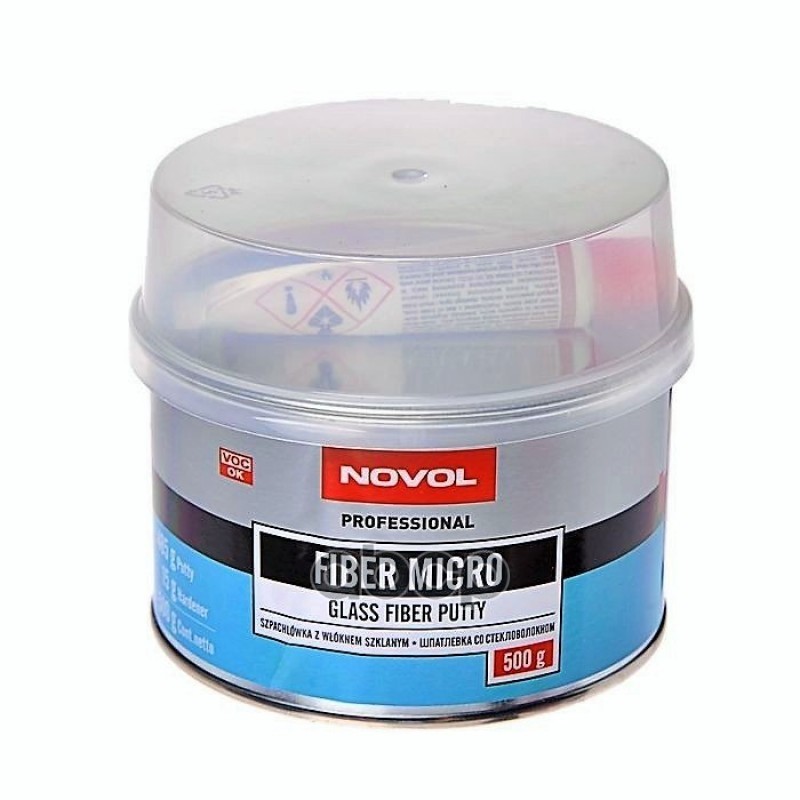 

Шпатлевка Со Стекловолокном Novol Fiber Micro 0,5 Кг Novol арт. 1231