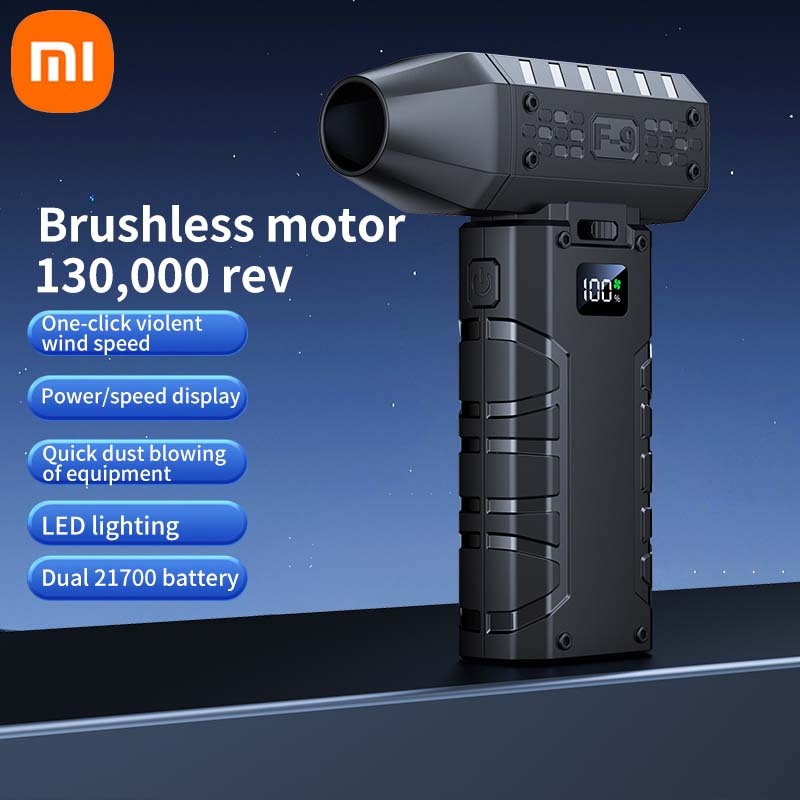 

Вентилятор Xiaomi Violent 130000 Мощный вентилятор об/мин, пылесос Type-C, зарядка ветра, 58 м/с, бесщеточный турбоструйный вентилятор, сухой