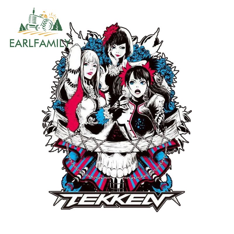 

EARLFAMILY 13 см X 10,3 см для Tekken девушек автомобильные наклейки простые наклейки окклюзия царапины мотоцикл фургон автомобильные товары