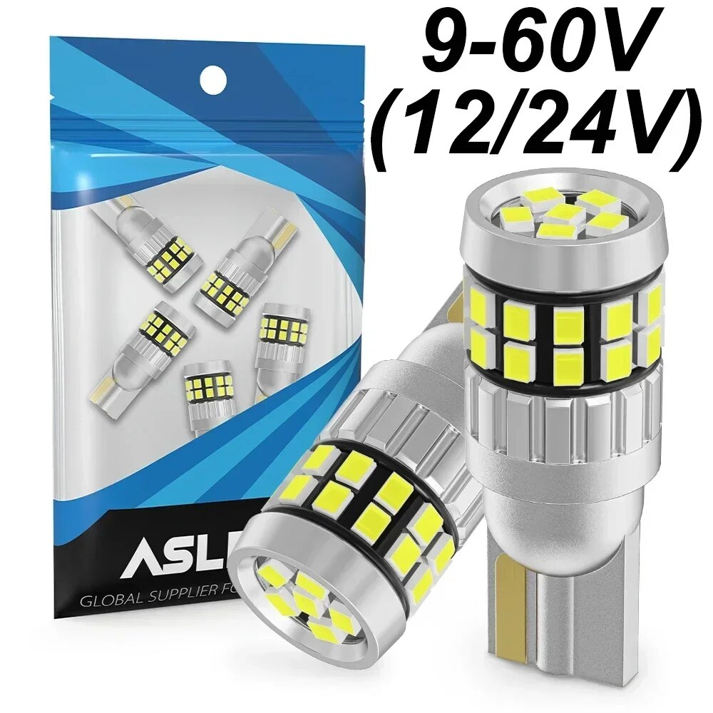 

2 шт. W5W LED T10 12 В 24 В Лампы для салона автомобиля, грузовика 2016 30SMD Canbus Лампа для чтения карт Сигнальная лампа Парковочное освещение без ошибок