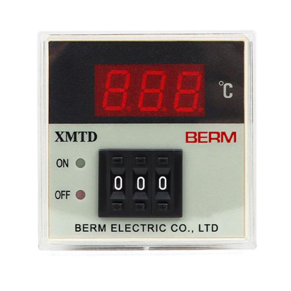 

XMTD-2001 Контроллер температуры с цифровым дисплеем PID 0-399 ℃ 0-999 ℃ 0-150 ℃ K E PT100 CU50 Термопара 220/380AC