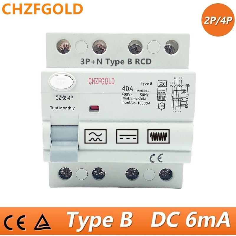 

Тип AC A B RCCB RCD ELCB 230/240 В 2P 4P Тип AC A B RCCB Цена Автоматический выключатель остаточного тока F7