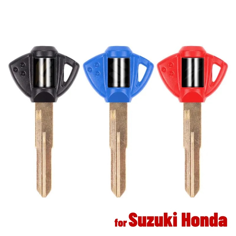 

Сменные ключи для мотоцикла, универсальный эмбрион для Suzuki Honda, ключ для Suzuki Honda, аксессуары для мотоциклов Suzuki Honda, запчасти