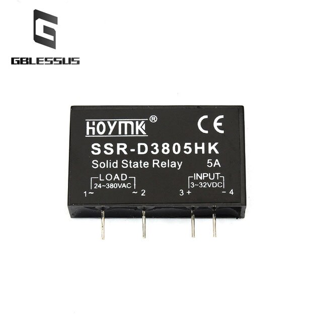 

1 шт. печатная плата SSR-D3803HK D3805HK D3808HK, твердотельное реле с контактами, 3 А, 5 А, 8 А, DC-AC