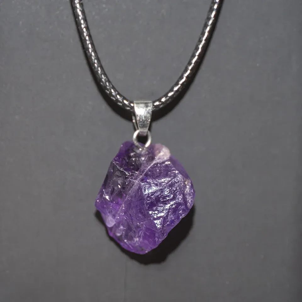 

Ожерелье из натурального аметиста AierCrystal