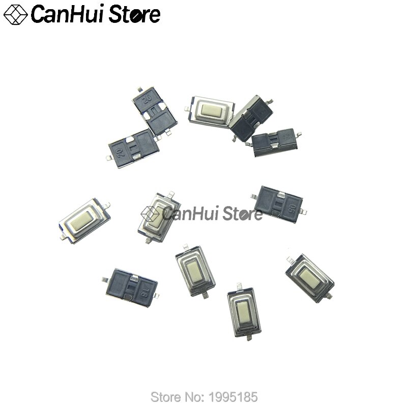 

100 шт./лот 3*6*2,5 мм 3*6*2,5 H 3x6x2,5 мм 2Pin SMD красный/белый кнопочный переключатель микропереключатель тактовый переключатель для печатной платы