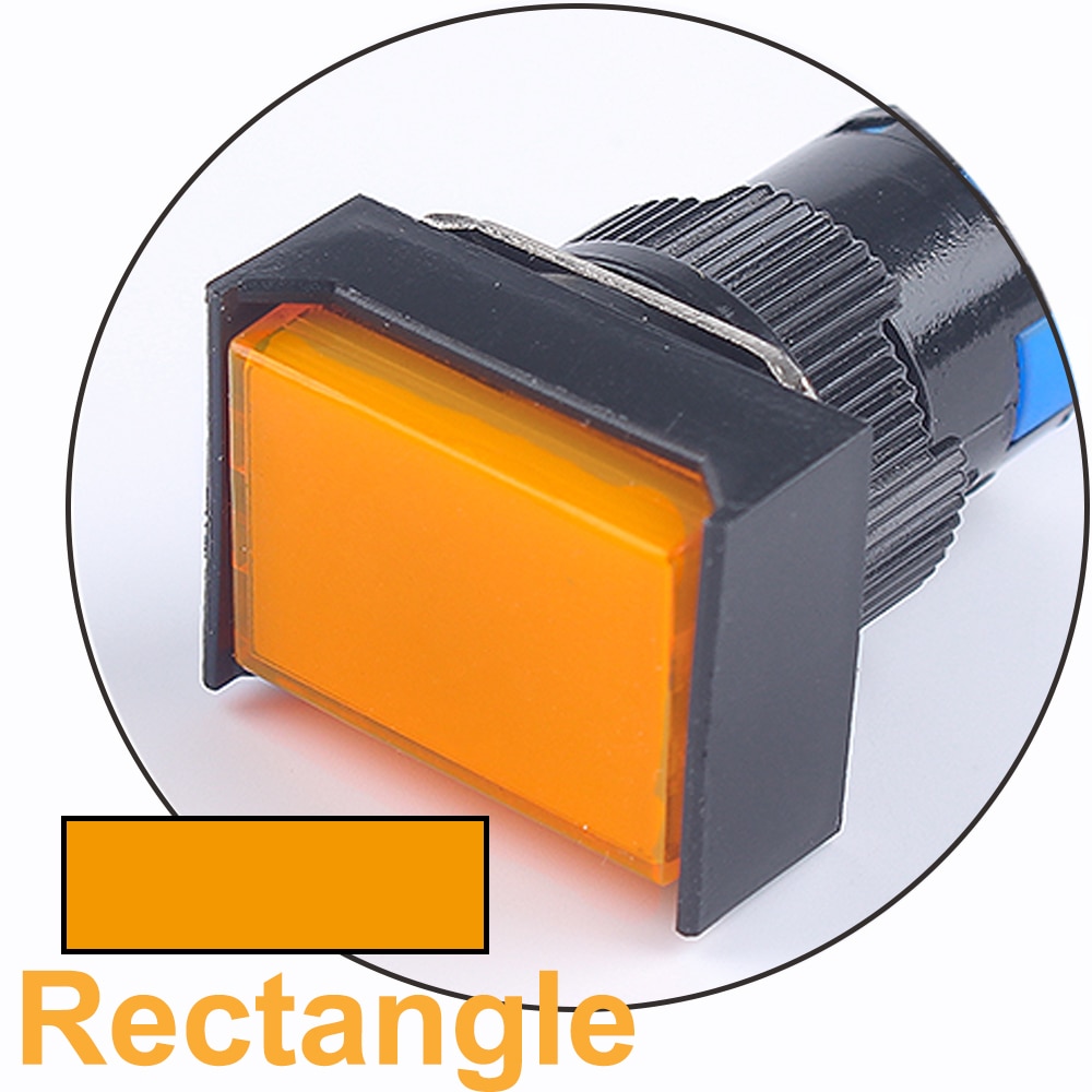 

16 мм 12V 24V 220V 1NO1NC/2NO2NC мгновенный нет фиксации/Стопорная лампа Illuminuted поддерживается кнопочные переключатели с светильник/без светодиодный