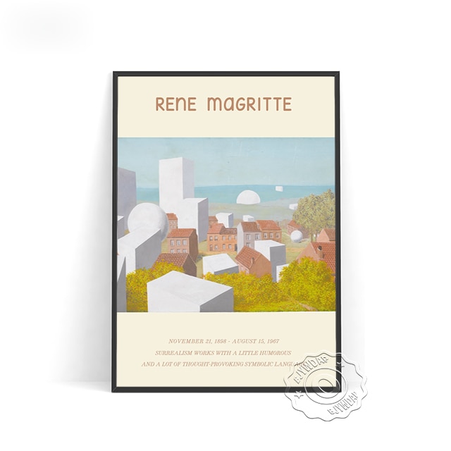 

Художественный плакат BJYWDAP Magritte