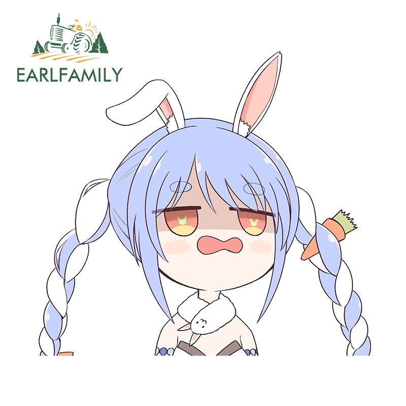 

EARLFAMILY 13 см для Hololive забавные автомобильные наклейки граффити аниме автомобильные аксессуары наклейка кемперван мотоцикл RV JDM виниловые наклейки