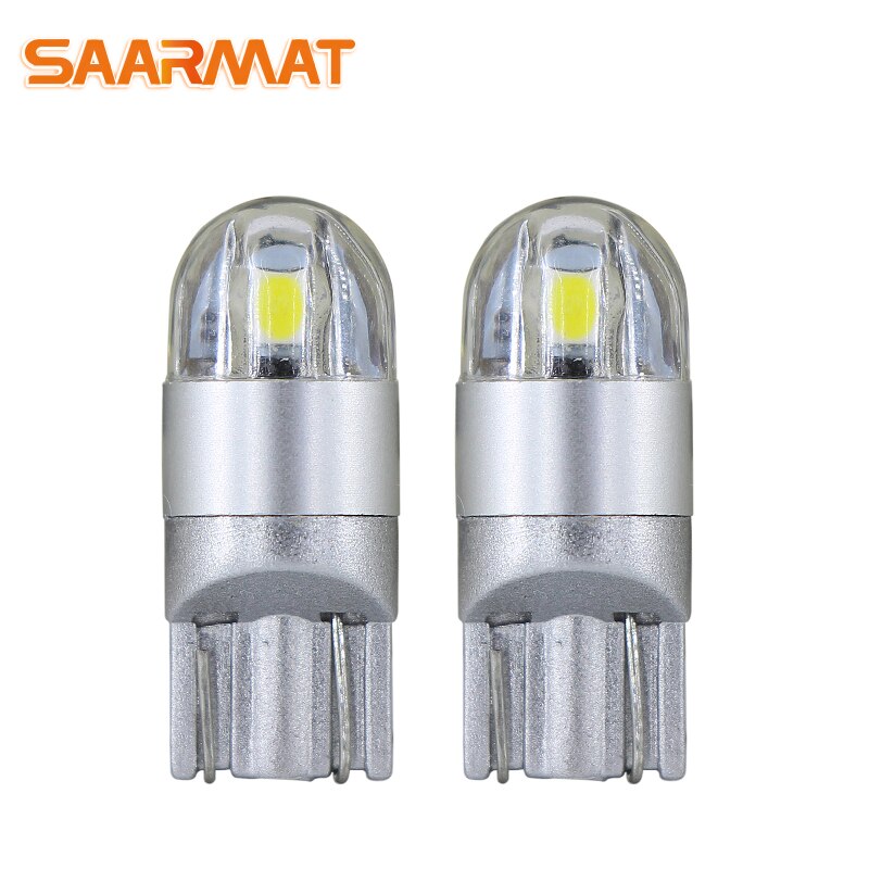 

SAARMAT 2 * шт. T10 W5W Светодиодная лампа 3030 SMD 168 194 Автомобильные аксессуары Габаритные огни Номер для чтения поворотный фонарь Auto moto 300Lm 12V