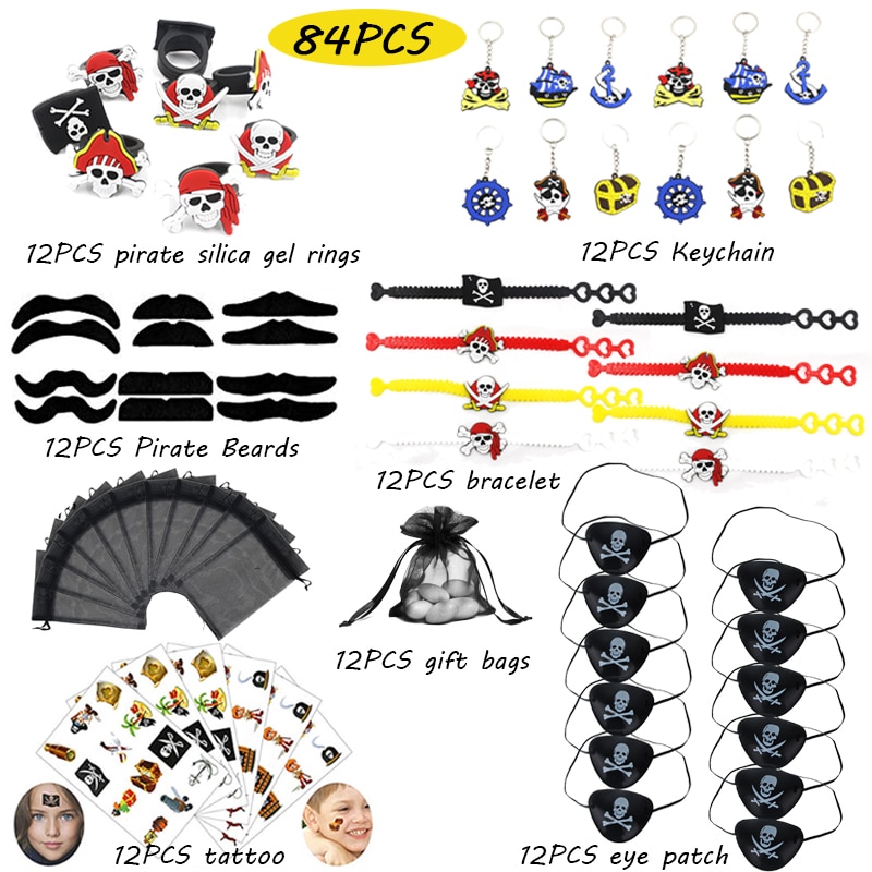 

Пиратские аксессуары для вечеринки 42 PCS