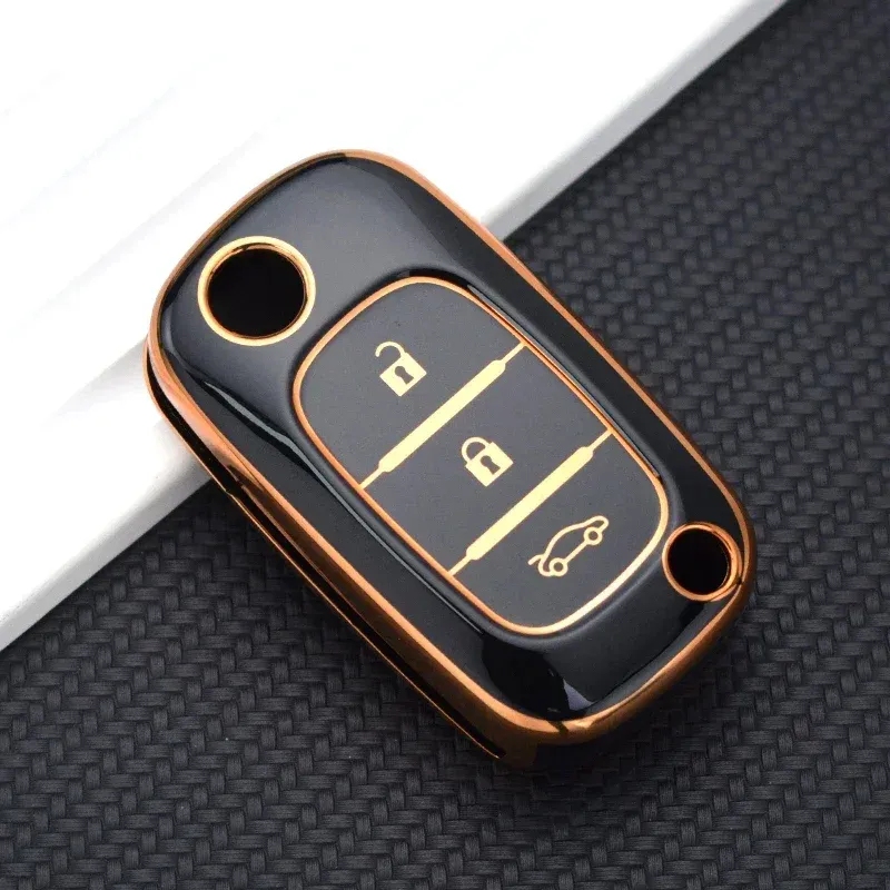 

Корпус для Renault Megane Fluence Clio для Benz Lada Vesta Granta Xray Kalina Priora Sedan 3Button Чехол для ключей из ТПУ Аксессуары