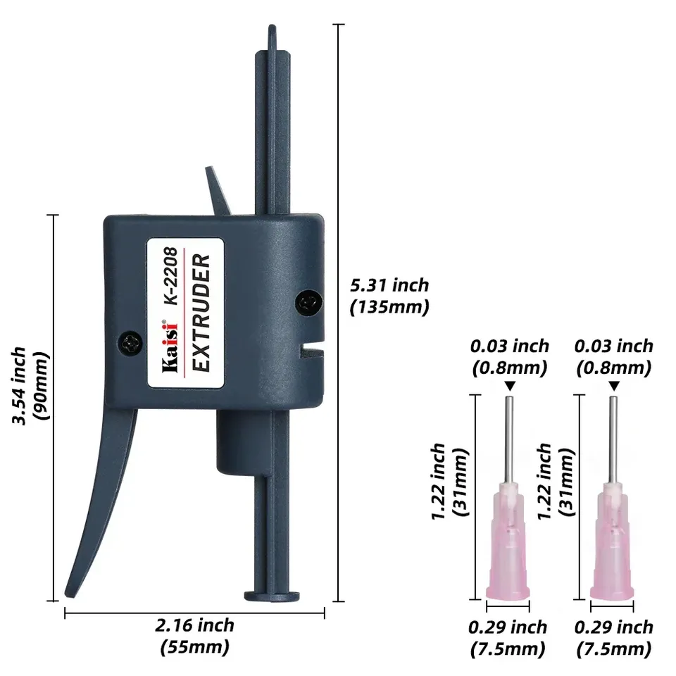 

Kaisi K-2208 TubeMate Экструдер для паяльной пасты
