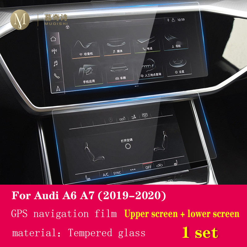 

2 шт., Автомобильная GPS-навигационная пленка для Audi A6 A7 C8 2019-2023