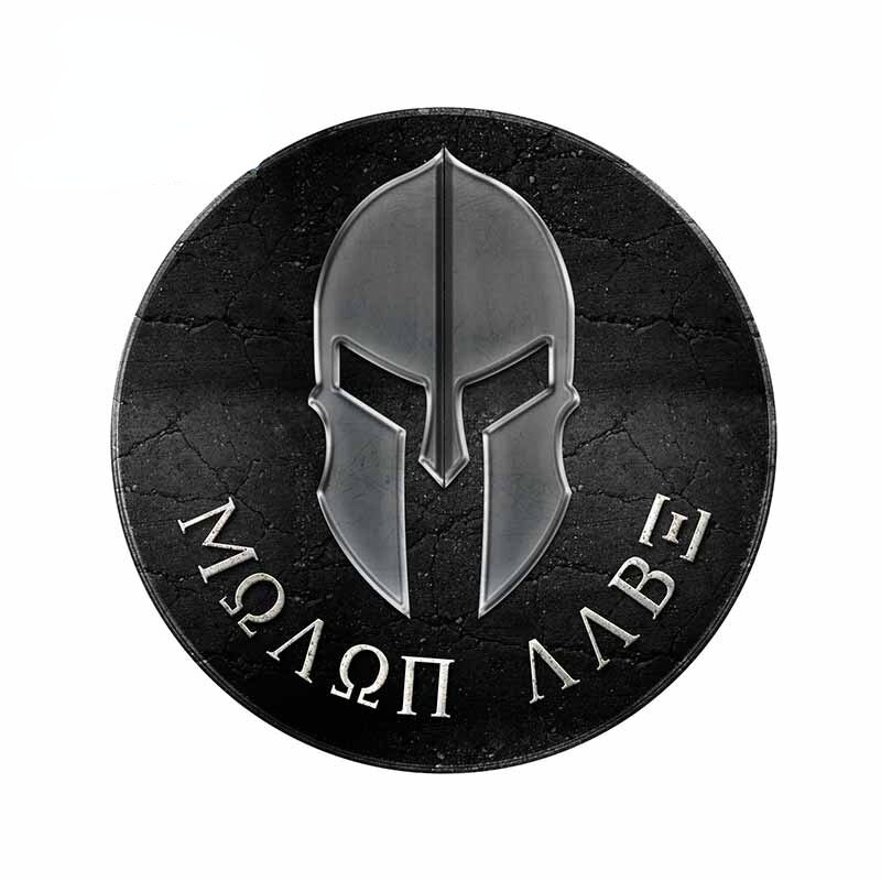 

MOLON LABE Спартанский шлем, автомобильные наклейки, наклейки на бампер, индивидуальная наклейка, царапины, водонепроницаемые, с защитой от УФ-лучей, аксессуары для лобового стекла