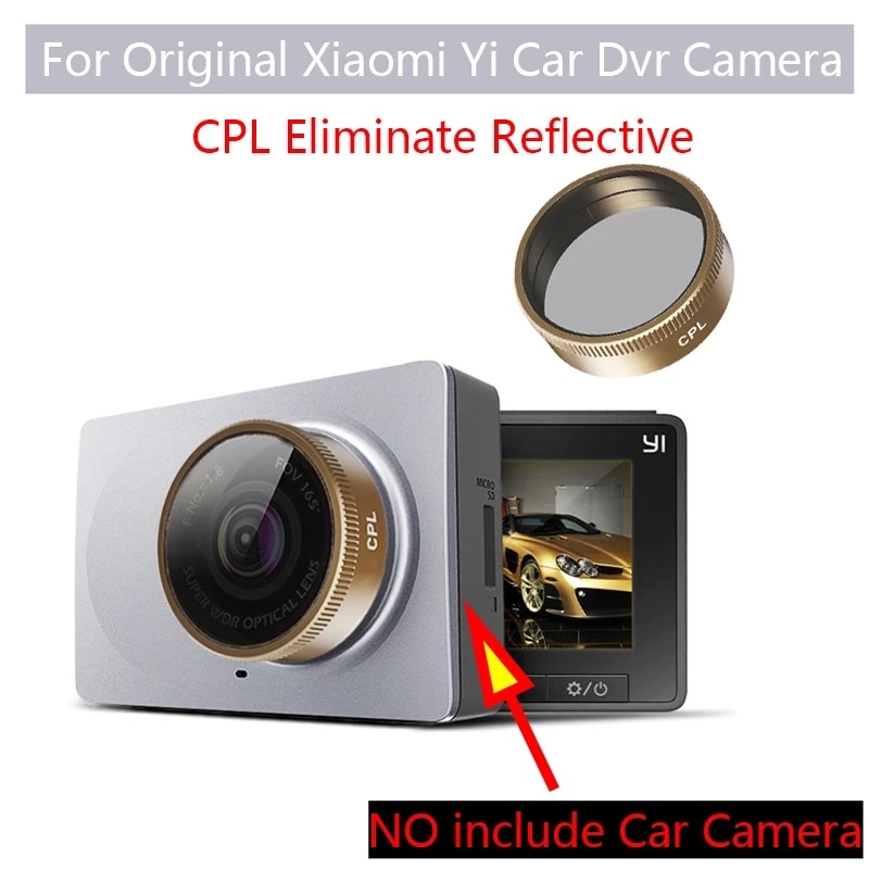 

Для Xiaomi Yi Автомобильный видеорегистратор Камера для CPL устранение отражения для Yi видеорегистратор Золотой CPL поляризационное стекло для XIAOMI YI Автомобильный видеорегистратор